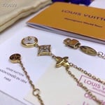 Louis Vuitton Color Blossom Lariat White Mother-Of-Pearl And Diamond Necklace Q94262
