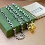 Gucci Necklace Gold And Silver