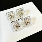 Chanel Cc Earrings Gold