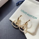 Louis Vuitton Heart Earrings White M02308