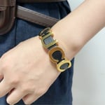 Gucci Leather Bracelet With Gucci Script