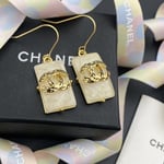 Chanel Rectangle Earrings