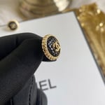 Chanel Button Earrings