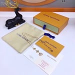 Louis Vuitton Color Blossom Lariat White Mother-Of-Pearl And Diamond Necklace Q94262