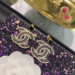 Chanel Cc Earrings