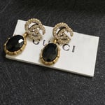 Gucci Gg Black Earrings