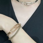 Hermes Roulis Double Tour Bracelet Khaki Gold Hardware