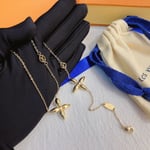 Louis Vuitton Louisette Necklace Gold M00365