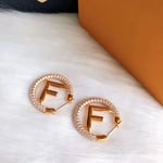 Fendi Logo Earrings