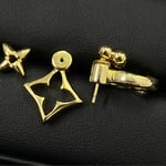 Louis Vuitton Lv Flowergram Earrings Gold M00770