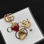 Gucci Gg Strawberry Earrings