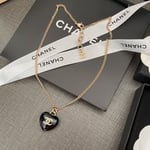 Chanel And Gold Metal Necklace Ab9463 B09327 Nk812