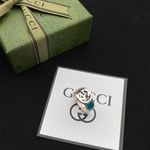 Gucci Gg Interlocking Silver Ring Ybc645572001