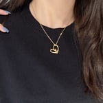 Louis Vuitton Fall In Love Necklace Gold M00465