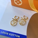 Louis Vuitton Lv Baby Louise Earrings Golgold M00613