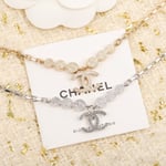 Chanel Cc Silver Necklace