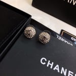 Chanel Button Earrings