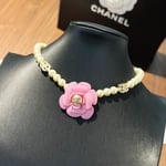 Chanel Pearl And Camélia Necklace