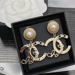 Chanel Earrings With White Pearls And Gold Metal