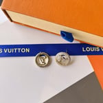 Louis Vuitton Louise By Night Earrings Gold M00757
