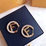 Fendi Logo Earrings