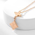 Louis Vuitton Color Blossom Double Star Necklace Q94676