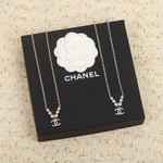 Chanel Cc Silver Necklace