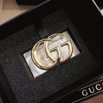 Gucci Gg Brooch Gold