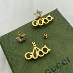 Gucci Crystal Star Gold Earrings 679076 J1D50 8031