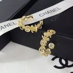 Chanel Earrings Cc Gold