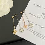 Louis Vuitton Idylle Blossom Long Earrings 3 Golds And Diamonds