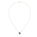 Louis Vuitton Color Blossom Bb Sun Pendant Necklace Green Q93619