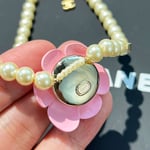 Chanel Pearl And Camélia Necklace