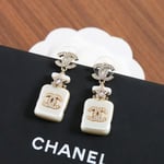 Chanel Cc Crystal Earrings