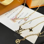 Louis Vuitton Lv Iconic Enamel Necklace Black M02147