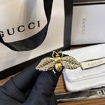 Gucci Gg Small Bee Brooch Gold