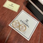 Chanel Gold Cc Earrings