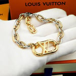 Louis Vuitton Everyday Chain Lv Bracelet Gold And Silver