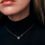 Louis Vuitton Color Blossom Bb Sun Pendant Necklace Green Q93619