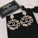 Chanel Pearl Caged Cc Drop Earrings Gold