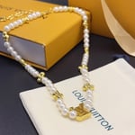 Louis Vuitton My Lv Pearl Necklace M01990