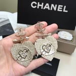 Chanel Heart Earrings
