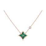 Louis Vuitton Color Blossom Bb Sun Pendant Necklace Green Q93619