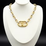 Louis Vuitton Everyday Chain Lv Necklace Gold And Silver