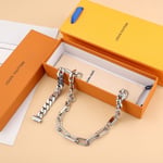 Louis Vuitton Silver Chain Necklace