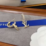 Louis Vuitton Lv Iconic Earrings Gold M01732