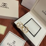 Chanel Gold Cc Earrings