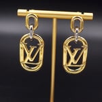 Louis Vuitton Everyday Chain Lv Earrings Gold And Silver