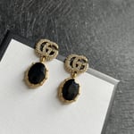 Gucci Gg Black Earrings