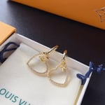 Louis Vuitton Heart Earrings White M02308